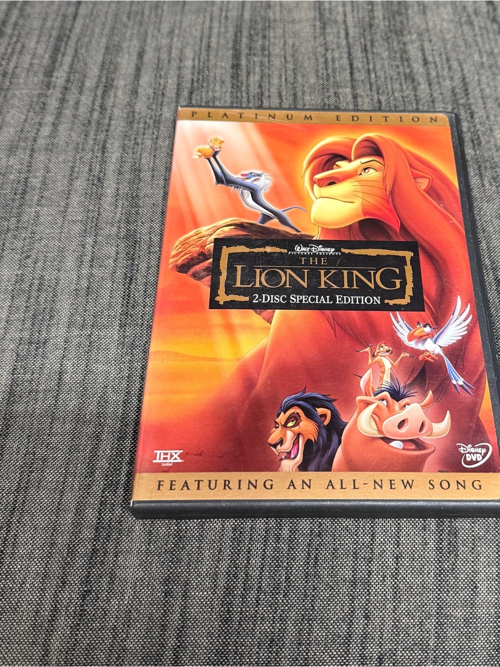 Premium Edition Disney The Lion King DVD 2 disc with new song